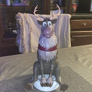 Disney Parks Frozen Sven Reindeer Sipper Cup with Straw & Base New